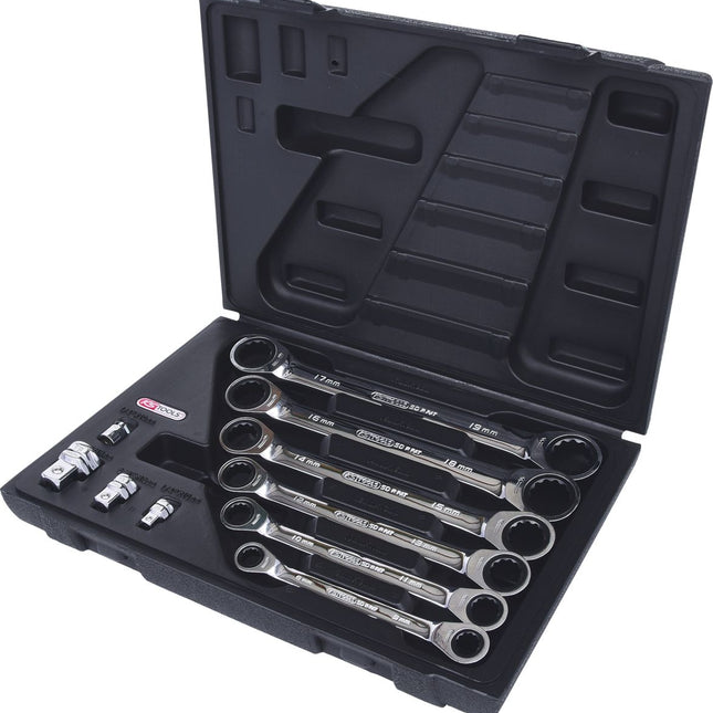 KS TOOLS GEARplus Doppel-Ratschenringschlüssel-Satz, 10-tlg 8-19mm ( 503.4560 ) - Toolbrothers