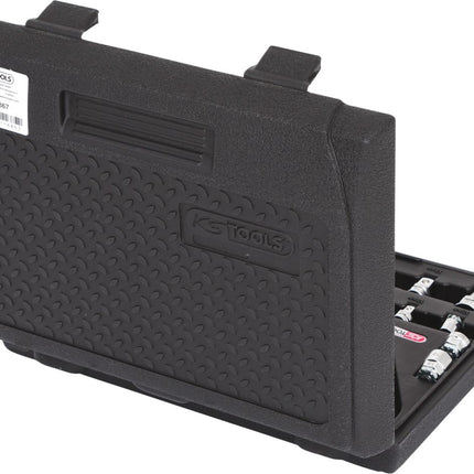 KS TOOLS GEARplus Gelenk-Ratschenringmaulschlüssel-Satz, 12-tlgfeststellbar mit Adapter ( 503.4867 ) - Toolbrothers