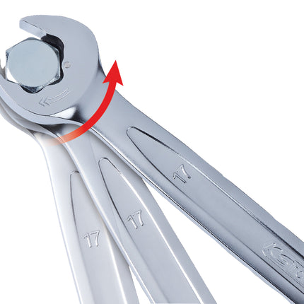 KS TOOLS DUO GEARplus Ringmaulschlüssel,Maul-Ratschenfunktion 12mm ( 503.5212 ) - Toolbrothers