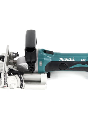 Makita DPJ 180 RMJ 18 V Li-Ion Akku Nutfräse im Makpac + 2 x 4,0 Ah Akkus + Ladegerät - Toolbrothers