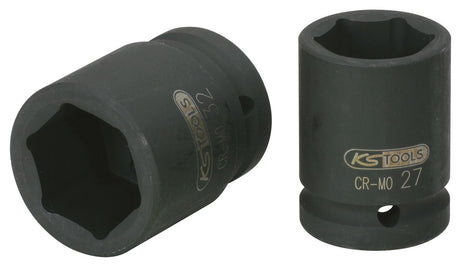 KS TOOLS Vaso de impacto hexagonal de 3/4", corto, 1,5/8'' ( 515.1397 )