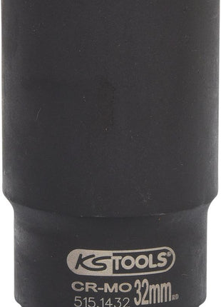 KS TOOLS Vaso de impacto hexagonal de 3/4", largo, 32 mm ( 515.1432 )