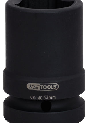 KS TOOLS 1" Sechskant-Kraft-Stecknuss, mittel lang, 24mm ( 515.2124 ) - Toolbrothers