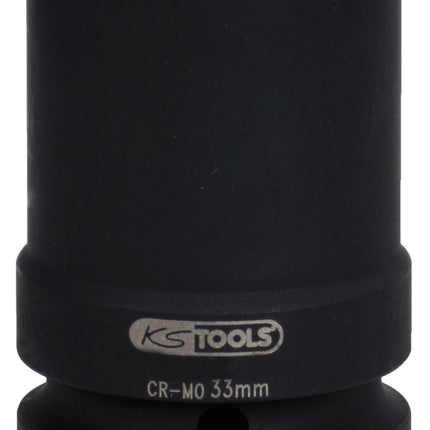 KS TOOLS 1" Sechskant-Kraft-Stecknuss, mittel lang, 24mm ( 515.2124 ) - Toolbrothers