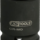 KS TOOLS Llave de vaso de impacto hexagonal de 1.1/2', 70 mm, corta ( 515.2143 )