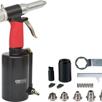 KS TOOLS Druckluft-Blindniet-Pistole, 2,4-3,2-4-4,8-5,6-6,4mm ( 515.3101 ) - Toolbrothers