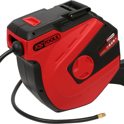 KS TOOLS Automatischer Druckluftschlauch-Aufroller, Ø 13mm x 15m ( 515.3445 ) - Toolbrothers
