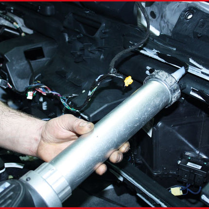 KS TOOLS Pistola de cartuchos de silicona de batería 400 ml con 2 baterias y 1 cargador ( 515.3576 )