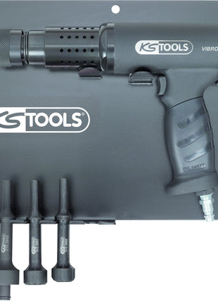 KS TOOLS Juego de martillos cinceladores neumáticos Vibro-Impact, 6 piezas (515.3880)