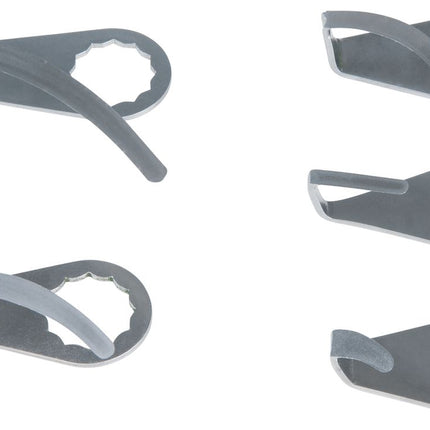 KS TOOLS Schaberklinge, gebogen, geschwungen, Klingenlänge 90mm ( 515.5096 ) - Toolbrothers