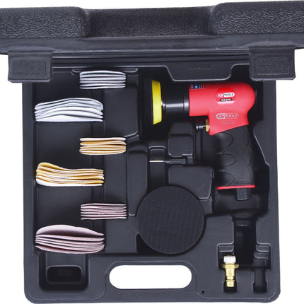 KS TOOLS Mini-Druckluft-Exzenterschleifer-Satz, 63-tlg ( 515.5110 ) - Toolbrothers