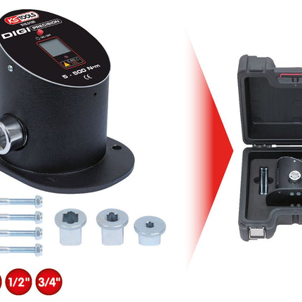 KS TOOLS Elektronisches Werkstattprüfgerät, 5-500Nm ( 516.0100 ) - Toolbrothers