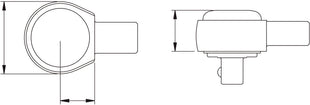 KS TOOLS Carraca reversible 14x18mm, 1/2" ( 516.2712 )