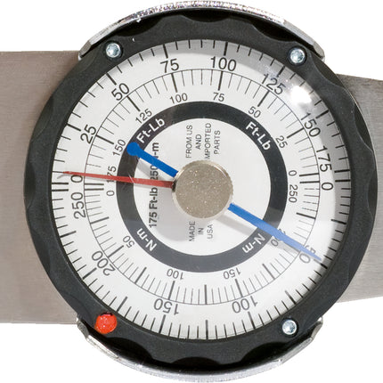 KS TOOLS 1/4' Comprobador de par con reloj comparador y función de valor máximo, 0,7-3,5Nm ( 516.3610 )