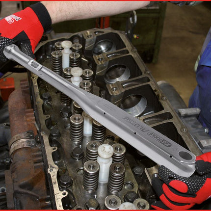 KS TOOLS 1/2'ALUTORQUE chiave dinamometrica di precisione, 20-120Nm, serraggio destro - sinistro, doppio quadro ( 516.5035 )