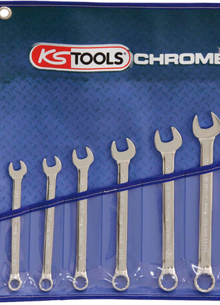 KS TOOLS CHROMEplus Ringmaulschlüssel-Satz, abgewinkelt, 7-tlg Zoll ( 518.3020 ) - Toolbrothers