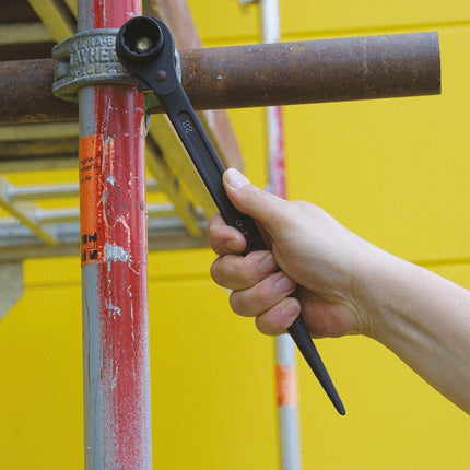 KS TOOLS Gerüstbauschlüssel, umschaltbar, 19x24mm ( 522.1924 ) - Toolbrothers