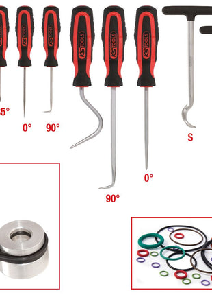 KS TOOLS Master Haken-Werkzeug-Satz, 9-tlg ( 550.1070 ) - Toolbrothers