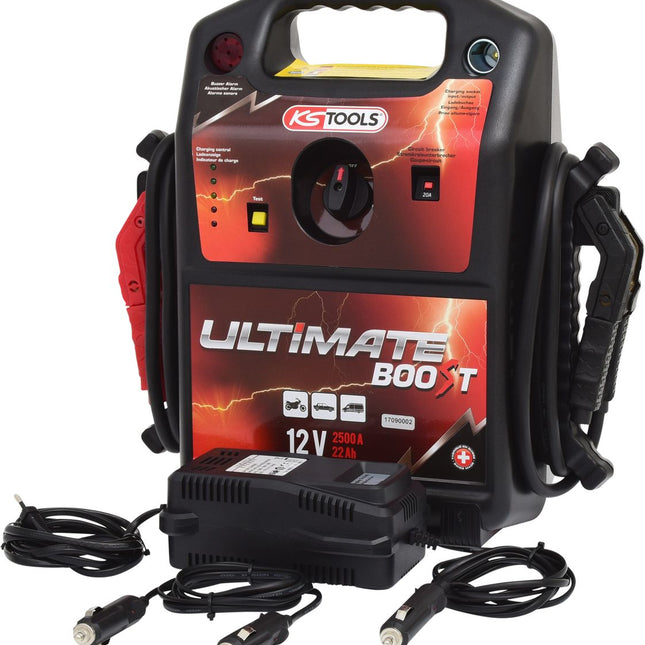 KS TOOLS 12 V Batterie-Booster, mobiles Starthilfegerät 850 A ( 550.1810 ) - Toolbrothers