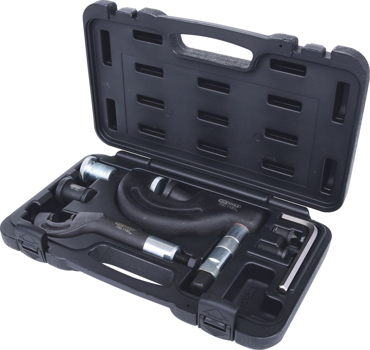 KS TOOLS Hydraulischer Mutternsprenger-Satz, 7-tlg ( 700.1170 ) - Toolbrothers