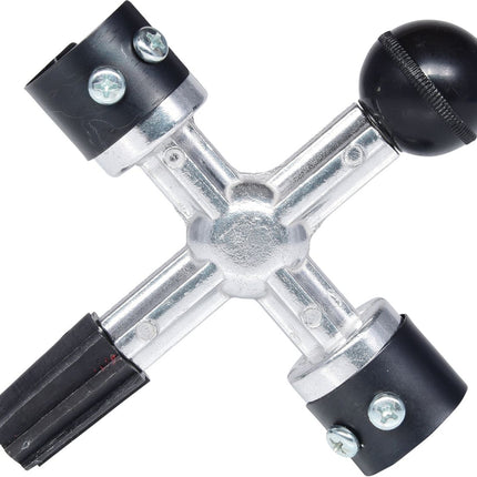 KS TOOLS Batteriepol- und Klemmen-Reinigungsfräser-Kreuz ( 700.1195 ) - Toolbrothers