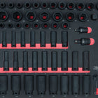 KS TOOLS 3/8'+1/2' SCS Juego de llaves de vaso de impacto, 73 pzs, en sistema modular 1/1 ( 711.0073 )