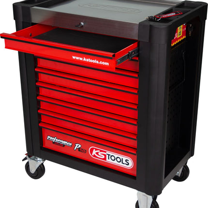 KS TOOLS Performanceplus Werkstattwagen-Satz P10 mit 241 Werkzeugen für 4 Schubladen ( 810.4241 ) - Toolbrothers