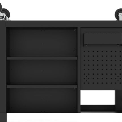 KS TOOLS PERFORMANCEplus P35 SCHWARZ/ROT Werkstattwagen mit 12 Schubladen ( 873.5008 ) - Toolbrothers