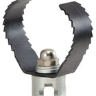 KS TOOLS Têtes bi-lames crantées, Ø 65mm, pour spirales 22 mm ( 900.2250 )