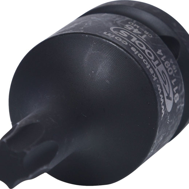 KS TOOLS 1/2" Kraft-Bit-Stecknuss Torx, kurz, T45 ( 911.0914 ) - Toolbrothers