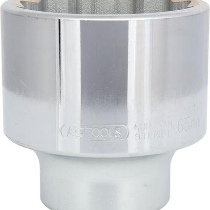 KS TOOLS 1' Llave de vaso de 12 cantos, corta, 65 mm ( 911.1061 )
