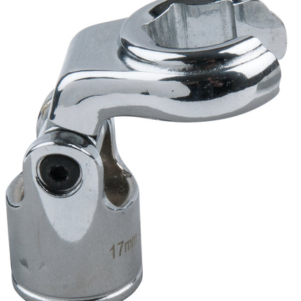 KS TOOLS 3/8" Gelenk-Ringschlüssel-Stecknuss, SW19 ( 911.1717 ) - Toolbrothers