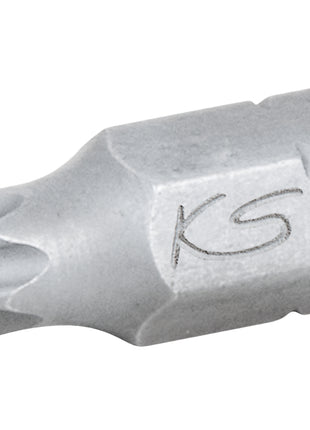 KS TOOLS 1/4' Embout de vissage Torx avec tête arrondie, 25mm, T20, pack de 5 ( 911.3394 )