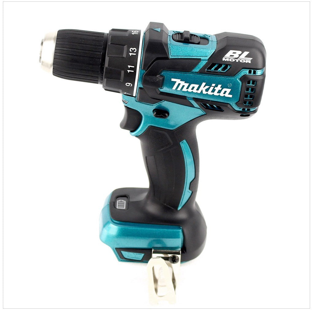 Makita DDF 480 ZE 18 V Taladro inalámbrico sin escobillas Solo - con inserto