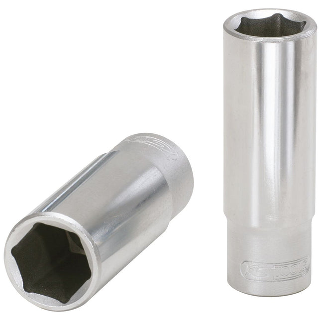 KS TOOLS 3/8" Sechskant-Stecknuss, lang, 19mm ( 917.3839 ) - Toolbrothers