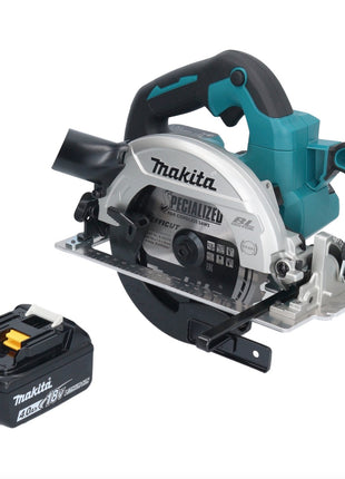 Makita DHS 661 M1U Akku Handkreissäge 18 V 165 mm Brushless + 1x 4,0 Ah Akku - ohne Ladegerät - Toolbrothers