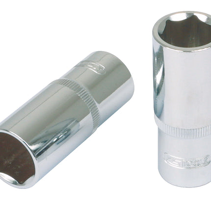 KS TOOLS 1/4" CHROMEplus Sechskant-Stecknuss, lang, 10mm ( 918.1430 ) - Toolbrothers