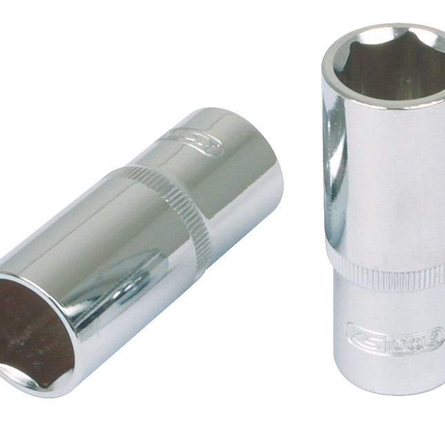 KS TOOLS 1/4" CHROMEplus Sechskant-Stecknuss, lang, 13mm ( 918.1433 ) - Toolbrothers