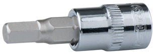 KS TOOLS Vaso hexagonal con punta 1/4" CROMADO, 8mm ( 918.1466 )