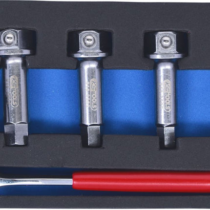 KS TOOLS 1/2" Bremssattel Spezial-Steckschlüssel- Satz, 5-tlg ( 918.3500 ) - Toolbrothers