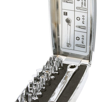 KS TOOLS 1/4" CHROMEplus Bit-Satz, 20-tlg ( 918.4520 ) - Toolbrothers