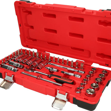 KS TOOLS 3/8" CHROMEplus Steckschlüssel-Satz, 46-tlg ( 958.0646 ) - Toolbrothers