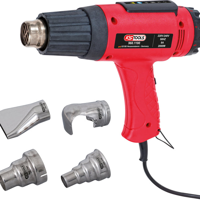 KS TOOLS Juego de pistolas de aire caliente, 5 pzs ( 960.1190 )