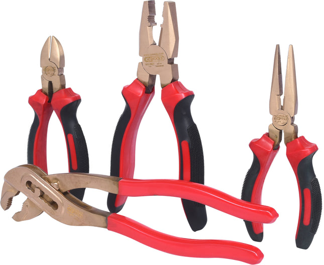 KS TOOLS Juego de alicates BERYLLIUMplus 4 pzs  ( 962.0650 )