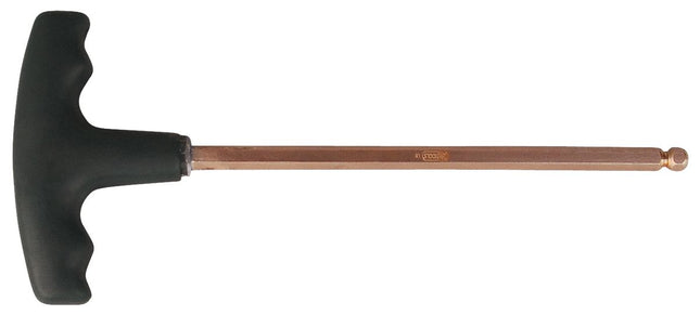 KS TOOLS Destornillador Allen BERYLLIUMplus con mango en T para tornillos con encastre hexagonal y cabeza de bola 3 mm  ( 962.0960 )