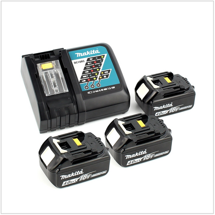 Makita DLX 2069 M 18 V - Set: DHP 456 + DHR 263 + 3 x 4,0 Ah Akku + Ladegerät in Werkzeugtasche - Toolbrothers