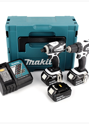 Makita DLX 2014 WJX 18 V - Set: DDF 456 + DTD 146 + 3 x 3,0 Ah Akku + Ladegerät im Makpac - Toolbrothers