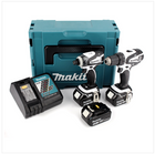 Makita DLX 2014 WJX 18 V - Set: DDF 456 + DTD 146 + 3 x 3,0 Ah Akku + Ladegerät im Makpac - Toolbrothers