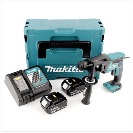 Makita DHR 165 RMJ 18 V Akku Bohrhammer im Makpac mit 2 x 4 Ah Akku, Ladegerät - Toolbrothers