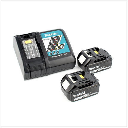 Makita DTD 129 RTJ 18 V Li-ion Akku Schlagschrauber mit 2x 5 Ah Akkus und Lader im Makpac 2 - Toolbrothers